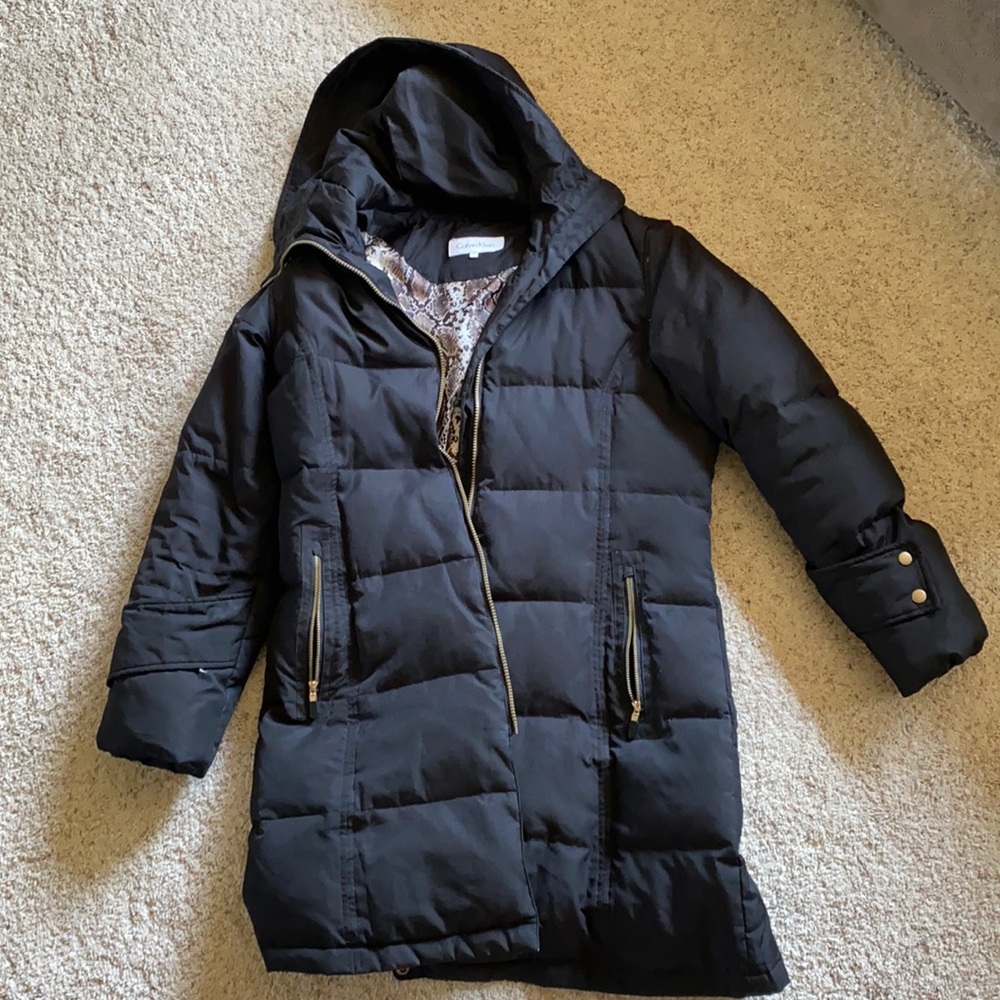 Calvin Klein Black Winter Puffer Jacket